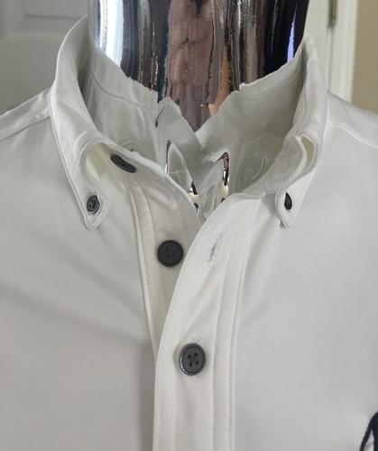 Ogio Polo Shirt Alfa Romeo Quadrifoglio Logo Button Down Collar Men's M - Picture 9 of 15