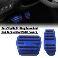 1 Satz Auto Fahrzeug Brems und Gaspedal Abdeckungen Anti-Rutsch Blau