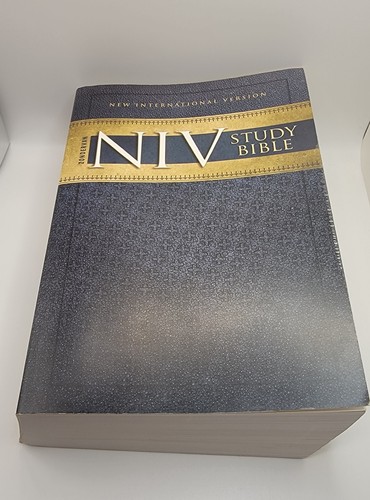 Zondervan NIV Study Bible, Large Print 2008 Paperback New International Version