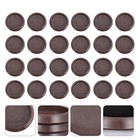 24pcs Plastic Bed Stopper Anti-slip Furniture Stopper Caster Cups for Home