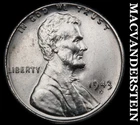 1943-D Lincoln Wheat Cent- Choice Gem Brilliant Uncirculated No Reserve #J6602