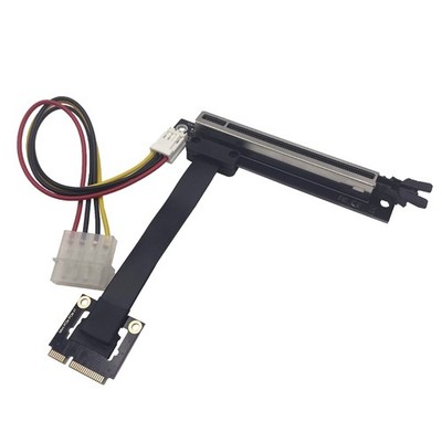 1X(3.0 PCIe Riser Karte 1x auf 16x Adapter PCI-E X1 X16 GPU Riser Adapter P4V4)