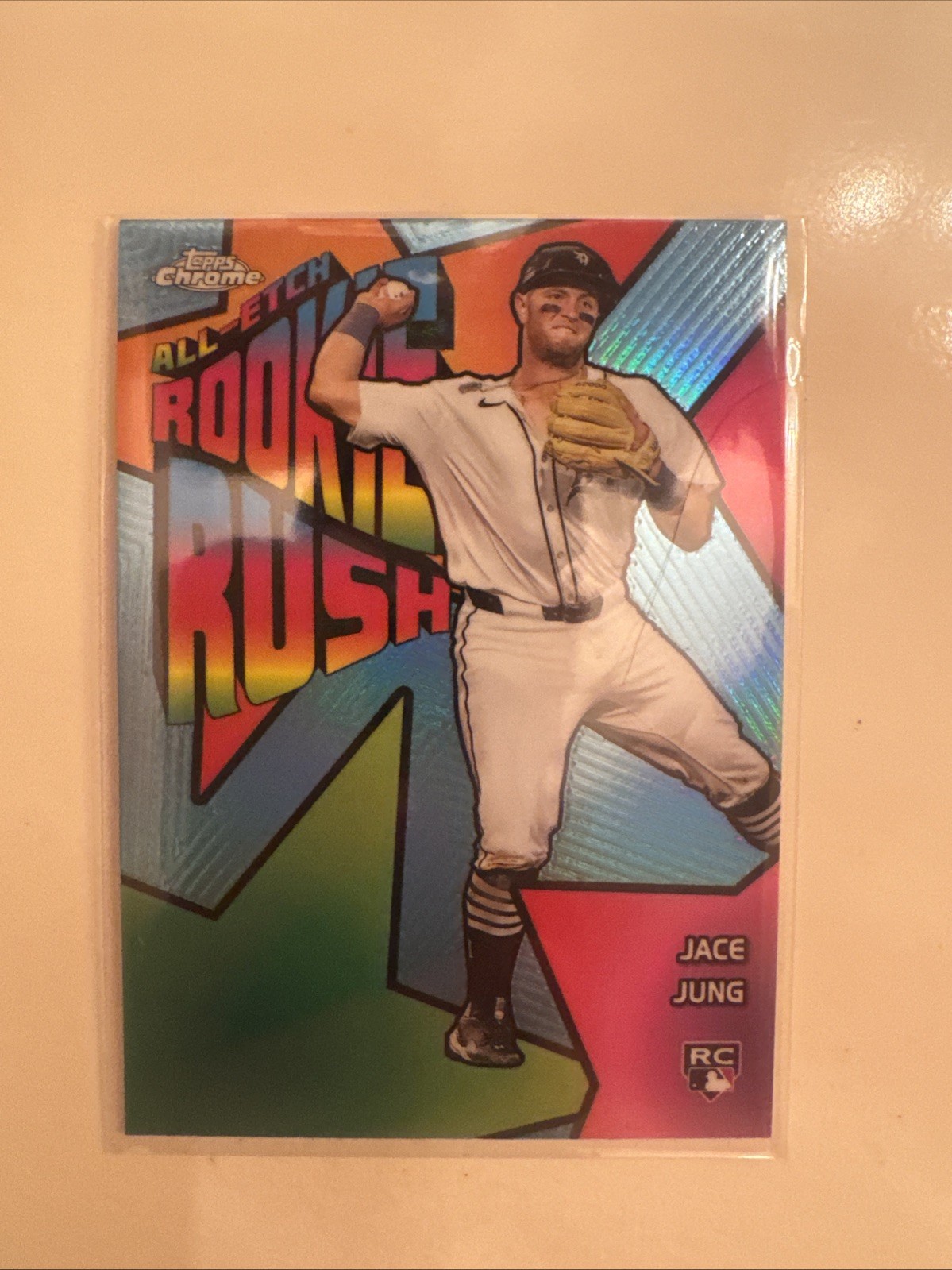 2025 Topps Chrome All-Etch Rookie Rush Jace Jung (RC) CERR-4