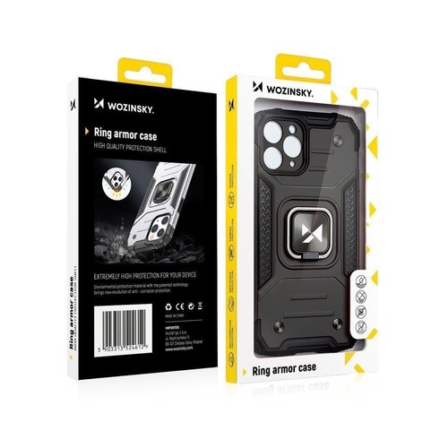 Wozinsky Ring Armor etui iPhone 14 Pro Max pancerny pokrowiec uchwyt magnetyczny - Zdjęcie 8 z 9