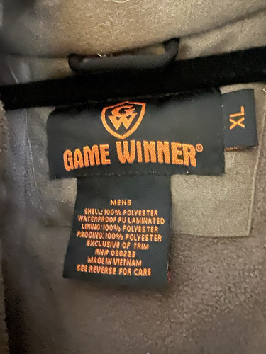 Men’s Game Winner Hooded Camo Jacket Coat W/ Removable Inside Shell Size XL - Picture 3 of 9