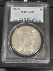 1923-S $1 Peace Silver Dollar PCGS AU 55