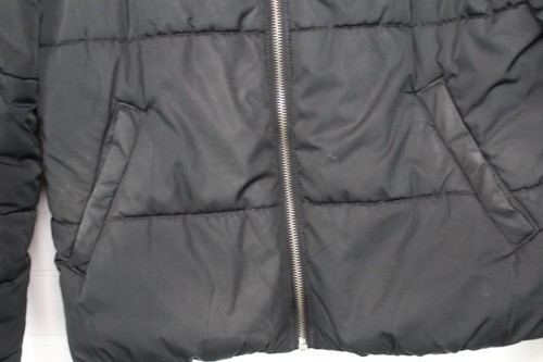 Vans Women's Puffer Jacket Black Long Sleeve Winter Warm Coat Size L - Picture 5 of 9