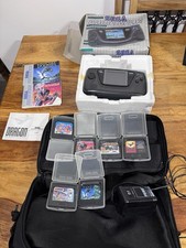 Sega Game Gear Console Boxed With Games, Manuals And Adapter See Desc!