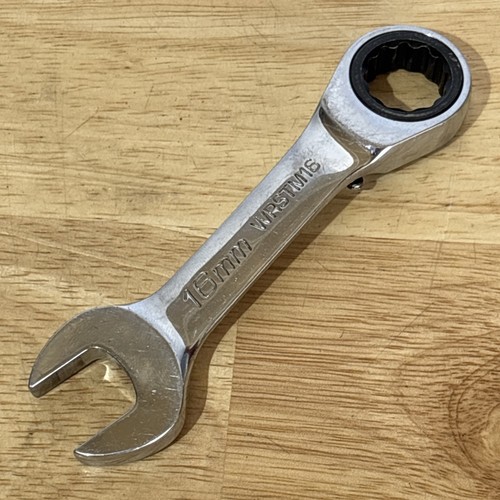 Icon 16mm Stubby Short Ratcheting Wrench 12 Point Reversible WRSTM16 - Picture 5 of 7