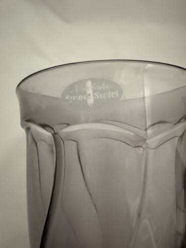Noritake Sweet Swirl Gray Iced Tea/Water Glasses set of 4 - Picture 3 of 15