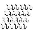 40 Pcs Accessory Hooks Peg Board Hangers Garage Wall Pegboard Tool Holders