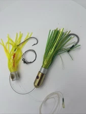 (2) Saltwater Offshore Skirted Lure Mahi-Tuna-Sail-Wahoo-Albacore