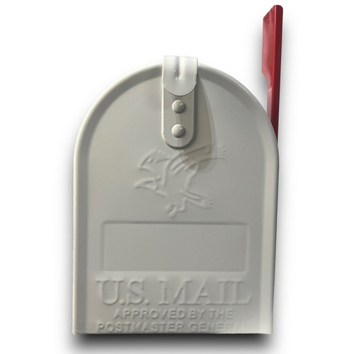 Post Master MailBox Roadside Classic White Standard Mailbox C1100W00 - Picture 5 of 15