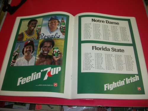 NOTRE DAME VS.FLORIDA STAATSPROGRAMM 10.10.1981 POSTFRISCH - Bild 2 von 5