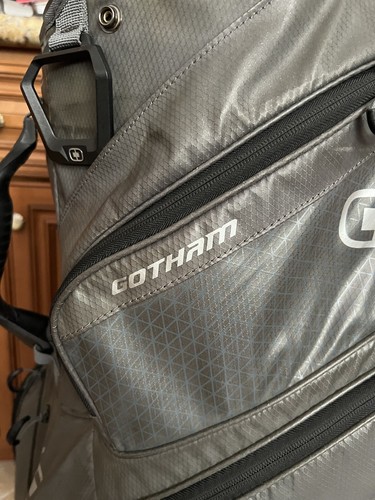 OGIO GOTHAM 14 Way Cart Carry GRAY Lightweight Bag Single Padded Strap GOLF BAG - Picture 2 of 7