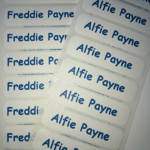 100 QuickPress™ Iron-on Nametapes Printed Name Labels/Tags for uniforms/carehome - Picture 6 of 8