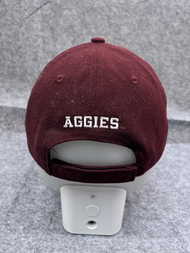Texas A&M Aggies New Era Hat Cap Strap Back Adult One Size Burgundy Poly NCAA - Picture 6 of 13
