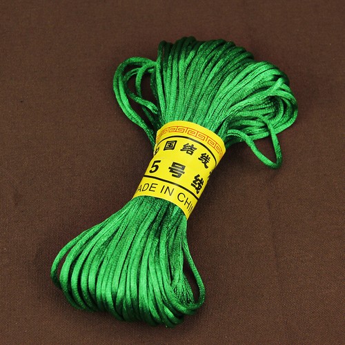 20meters 2.5mm Satin Nylon Rope Cord Thread Braided Beading String DIY Jewelry - Picture 16 of 29