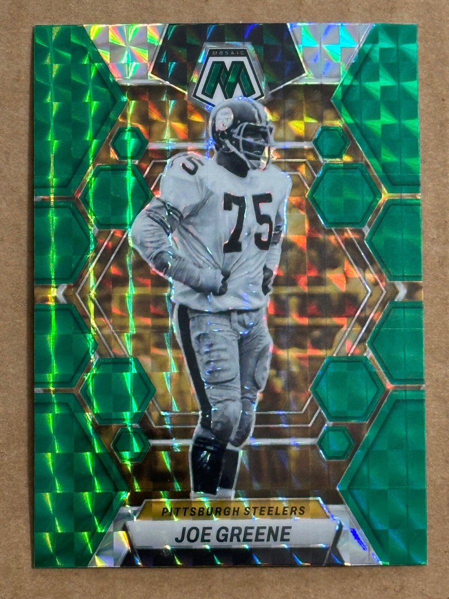 joeページ 2023 Panini Mosaic #210 Joe Greene Prizm Green Steelers | eBay