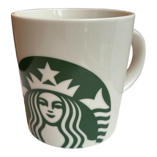 Starbucks Mermaid Kaffeetasse Becher 14 oz Sammlerstück weiß mit grün - Bild 1 von 11