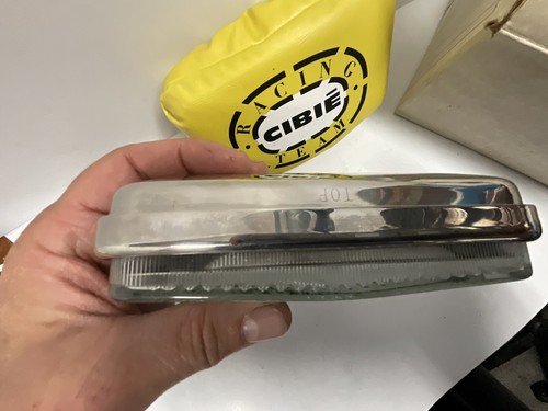 Vintage 1970’s Cibie 35 A Iodine-Quartz Light Rectangular Fog Light With Cover - Foto 15 di 24
