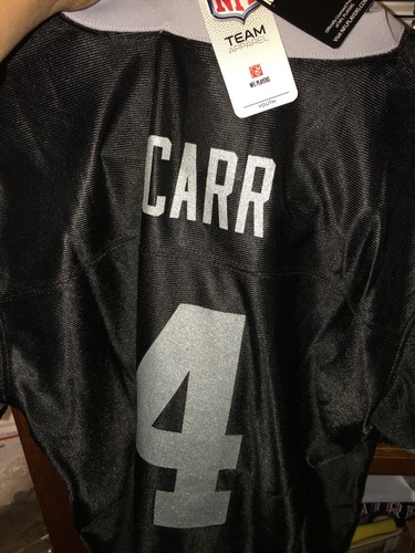 NFL 2025 OAKLAND LAS VEGAS RAIDERS DEREK CARR #4 lizenziertes Trikot JUGENDGRÖSSEN NEU MIT ETIKETT - Bild 79 von 111