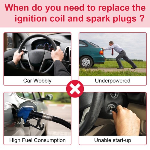 8 Ignition Coil UF378 & Spark Plug & Wire Pack For Dodge Ram 1500 2500 3500 5.7L - Picture 10 of 21