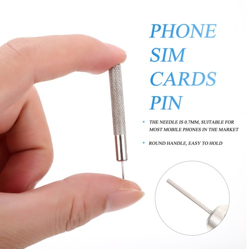 10 Pcs SIM-Kartenleser Pin Zum Entfernen Der Handykarte Tool Öffnen - Zdjęcie 8 z 12