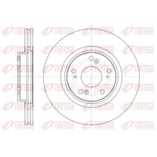 2x Bremsscheibe REMSA 61359.10 passend für HONDA