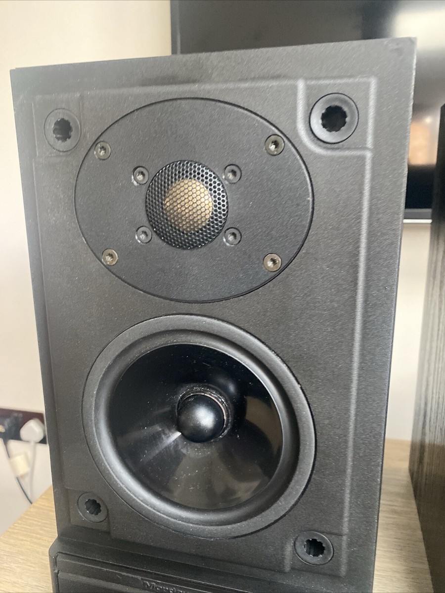 Mordaunt Short MS10i Bookshelf Speakers Vintage Hifi Black 2