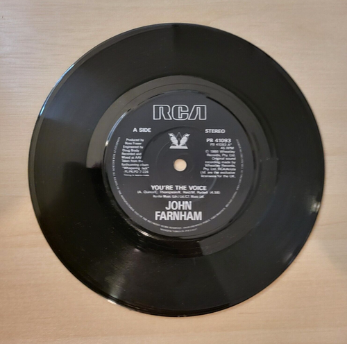 John Farnham - 7" Vinyl - You're The Voice - Picture 3 of 4