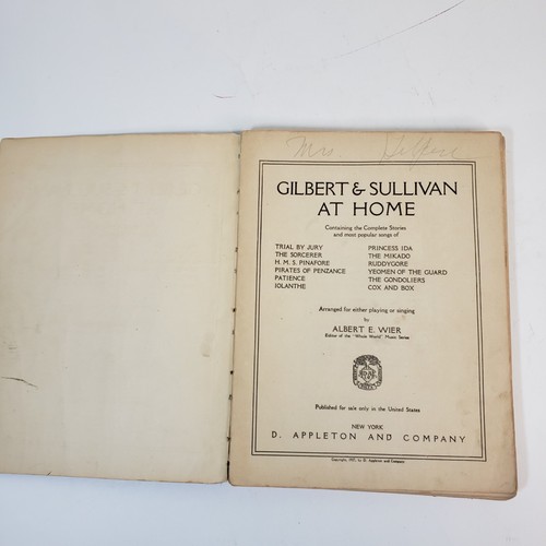 Gilbert & Sullivan At Home Song Book 1927 1st Edition Complete Stories - Picture 7 of 8