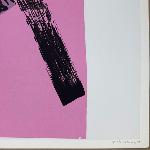 JUSTO BARBOZA Argentina 1998 signed limited edition original art print serigraph - Picture 3 of 6