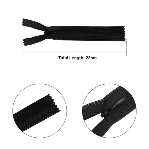 YKK Nylon Invisible Zipper Closed End for Coats Handbags Sewing Bridal Dresses - Picture 14 of 32