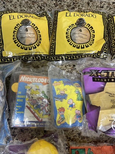Menge 23 Riesiges Vintage McDonald's Spielzeug Lot Neu Versiegelt 23 Spielzeuge Burger King Lego - Bild 9 von 10