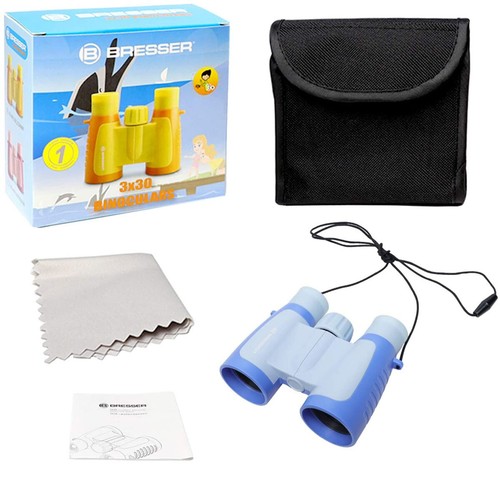 Bresser Kids 3X30 Compact Binoculars High Resolution Shockproof Bird Watching BL - Picture 7 of 7