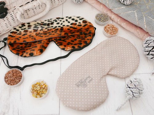 WEIGHTED SLEEP MASK 9 VARIATIONS ANIMAL VELVET SLEEP MASK, EYE MASK,TRAVEL - Picture 13 of 48