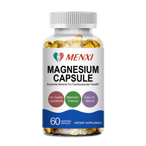 Magnesium Glycinate - 60 Capsules - Highest Potency - Gluten Free and Non-GMO - Picture 9 of 14