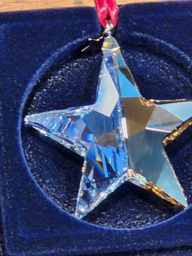 SELTEN! NEU! 2021 Swarovski Macy's zweifarbig klar & gold Kristall Stern Ornament - Bild 9 von 11