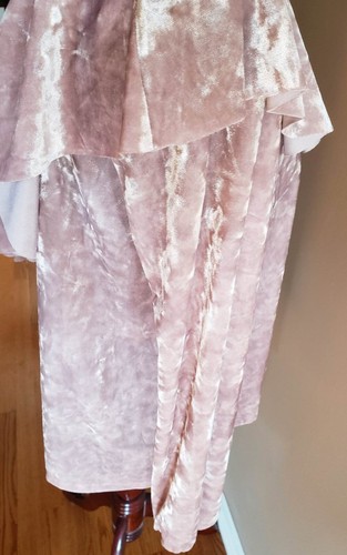 NWT BP Pink Off Shoulder Sexy Velvet Asymmetrical Top Shirt Blouse Nordstrom NEW - Picture 4 of 5