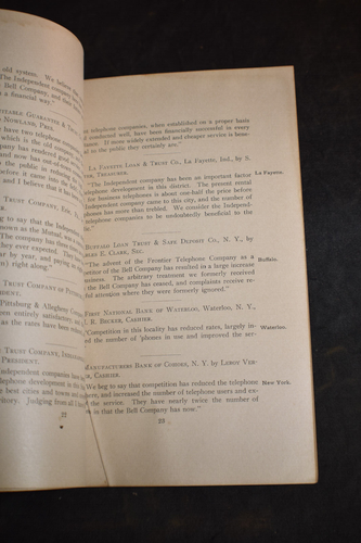 The Telephone To-day - Home Telephone Company of Rhode Island 1906 - 第 13/15 張圖片