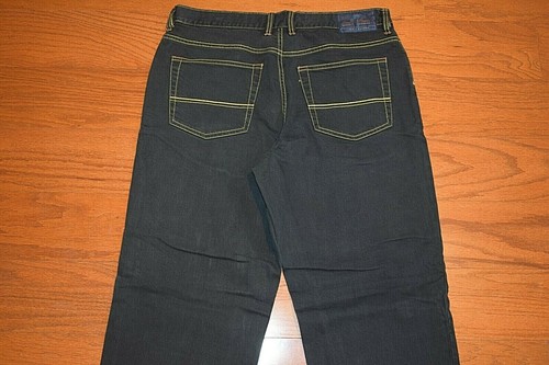 INDIGO PALMS - ORIGINAL Relaxed Fit STRETCH Blue Jeans - Men Size 35 x 30 - Picture 2 of 8