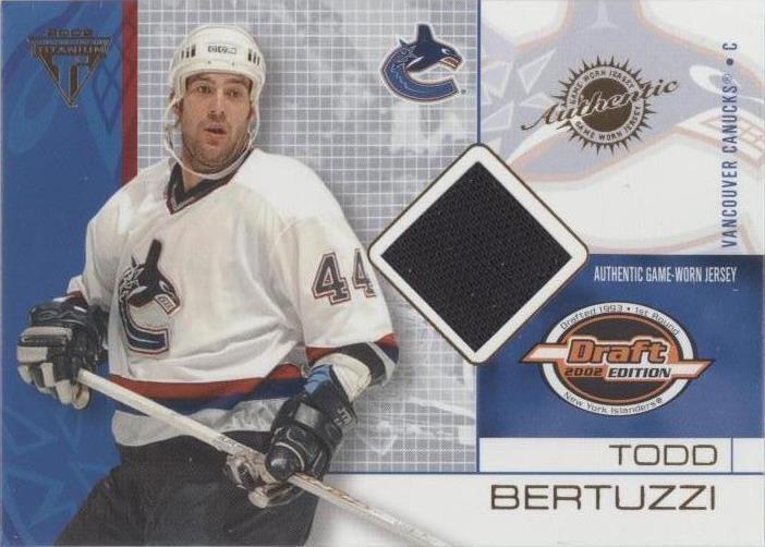 2001-02 Pacific Private Stock Titanium Draft Edition - Todd Bertuzzi #92 - 1 of 1