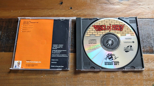 COMPLETE ✹ Prince of Persia ✹ TURBO GRAFX 16 CD Turbo Duo Game ✹ USA Version - Picture 7 of 19