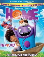 Home (Blu-ray/DVD, 2015, 2-Disc Set, Canadian Party Edition Includes Digital...