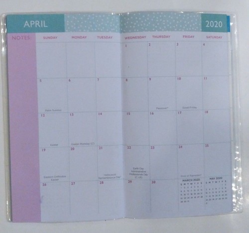 2019-2020 2-Year Pocket Planner "Pineapplel" For School, Work, Appointment - Picture 4 of 4