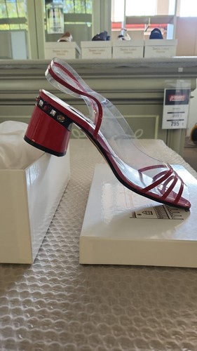 SCARPE IN PELLE DI COLORE ROSSO - Foto 3 di 4