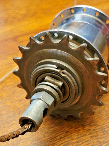 Vintage 1968 Sturmey Archer 3-Speed Hub & Grip Shifter From 1967 Schwinn Racer - Picture 11 of 15