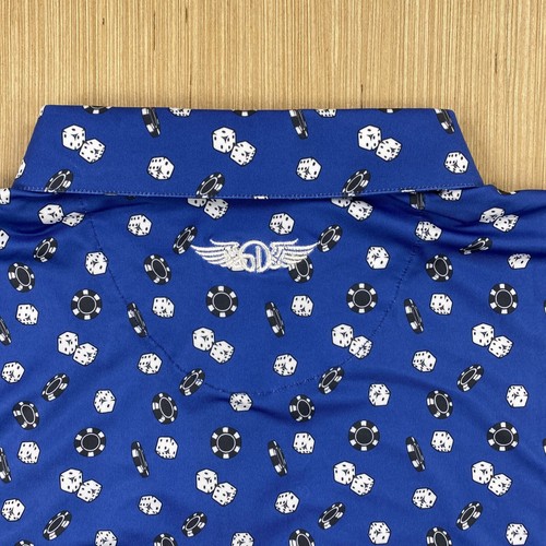 Bettinardi Straight Down Polo Shirt Mens XL Fat Cat T Hive Allover Let It Ride - Picture 16 of 17