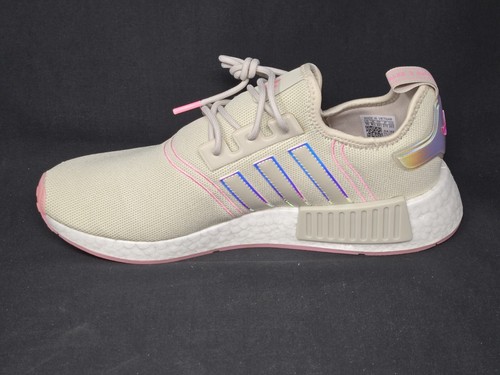 Adidas Originals NMD R1 Damenschuhe mehrere Größen grau Glückseligkeit rosa weiß GW9473 - Bild 2 von 12
